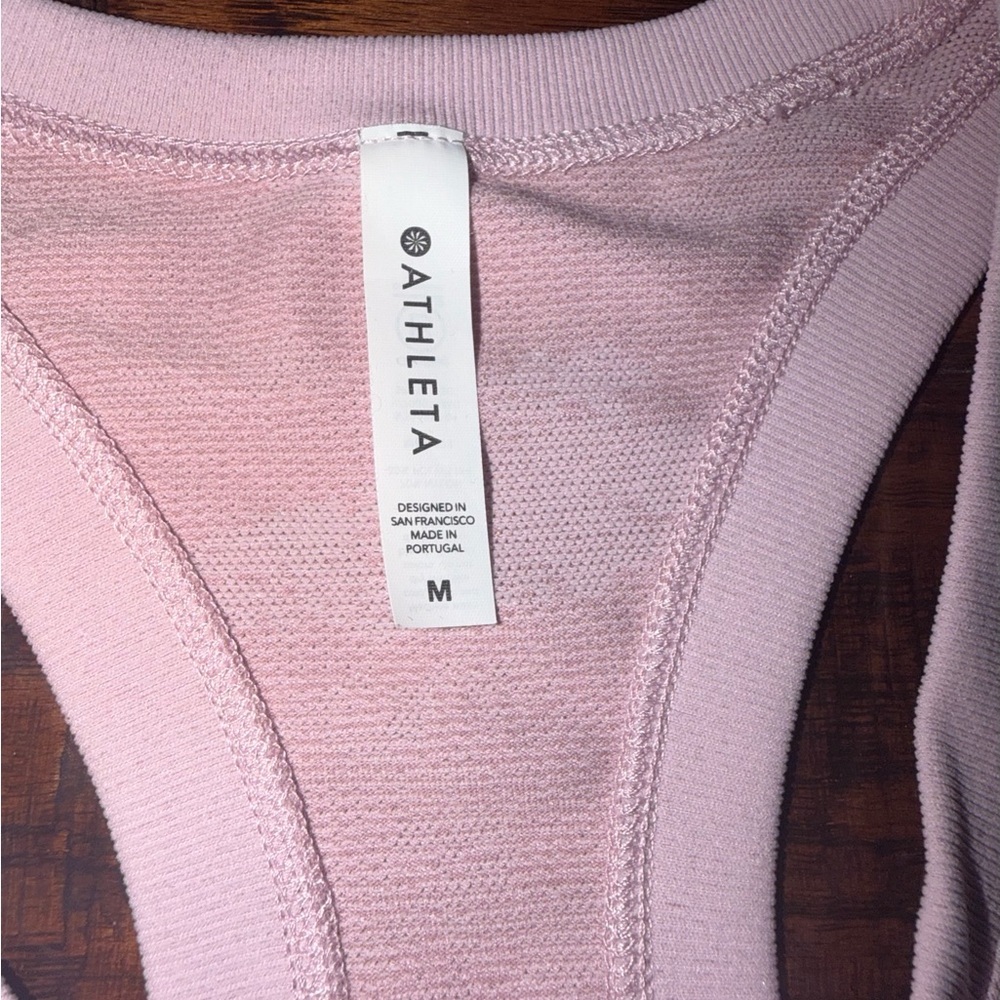 Athleta Light Pink Racerback Tank Top​ - Picture 5 of 6